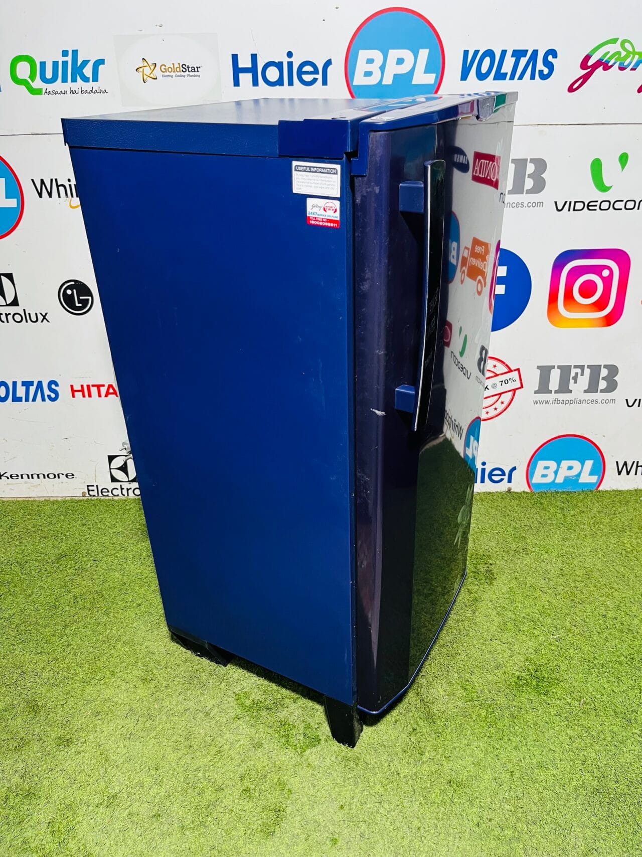 Godrej edge blue flower model inbuilt stabiliser 100% green 190 ltr single door refrigerator - Image 5