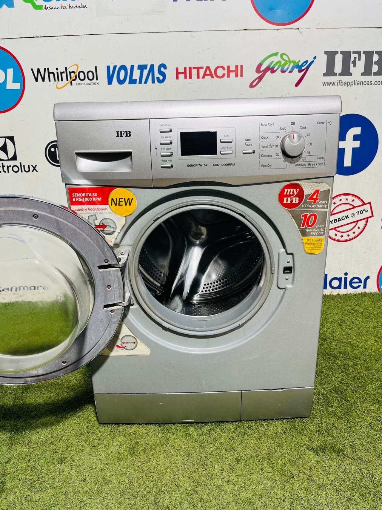 IFB senorita sx  1000 rpm silver in colour with time display 6 kg fully automatic top load washing machine - Image 3