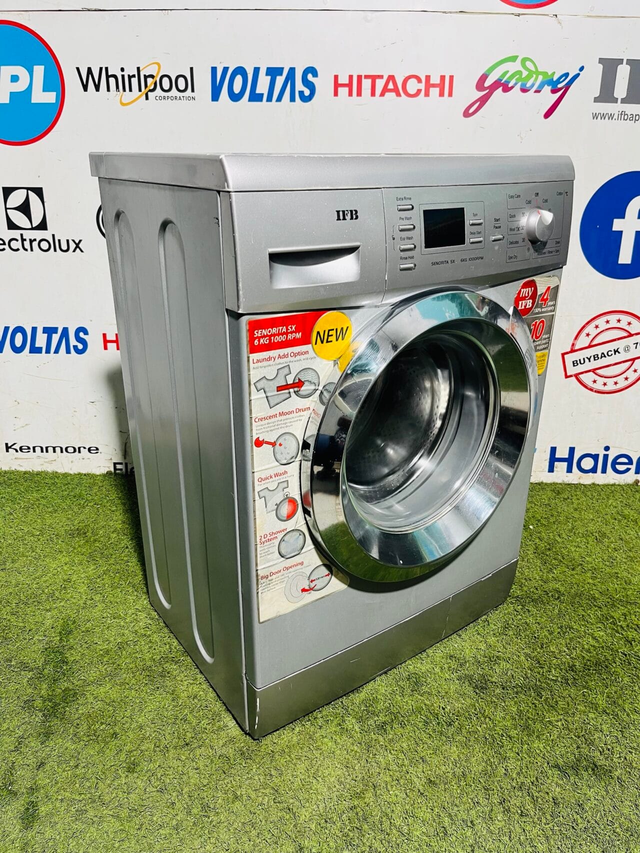 IFB senorita sx  1000 rpm silver in colour with time display 6 kg fully automatic top load washing machine - Image 4