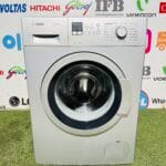 Bosch series 4 / 7 kg silver in colour with 1200 rpm fully automatic used front load washing machine in banglore