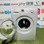 Bosch series 4 / 7 kg silver in colour with 1200 rpm fully automatic used front load washing machine in banglore - Image 3