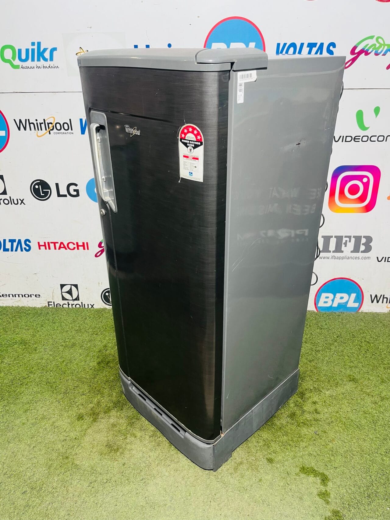 Whirlpool ice magic power cool 5 star energy rating inbuilt stabiliser with base stand and onion tray 190 ltr used single door refrigerator - Image 4
