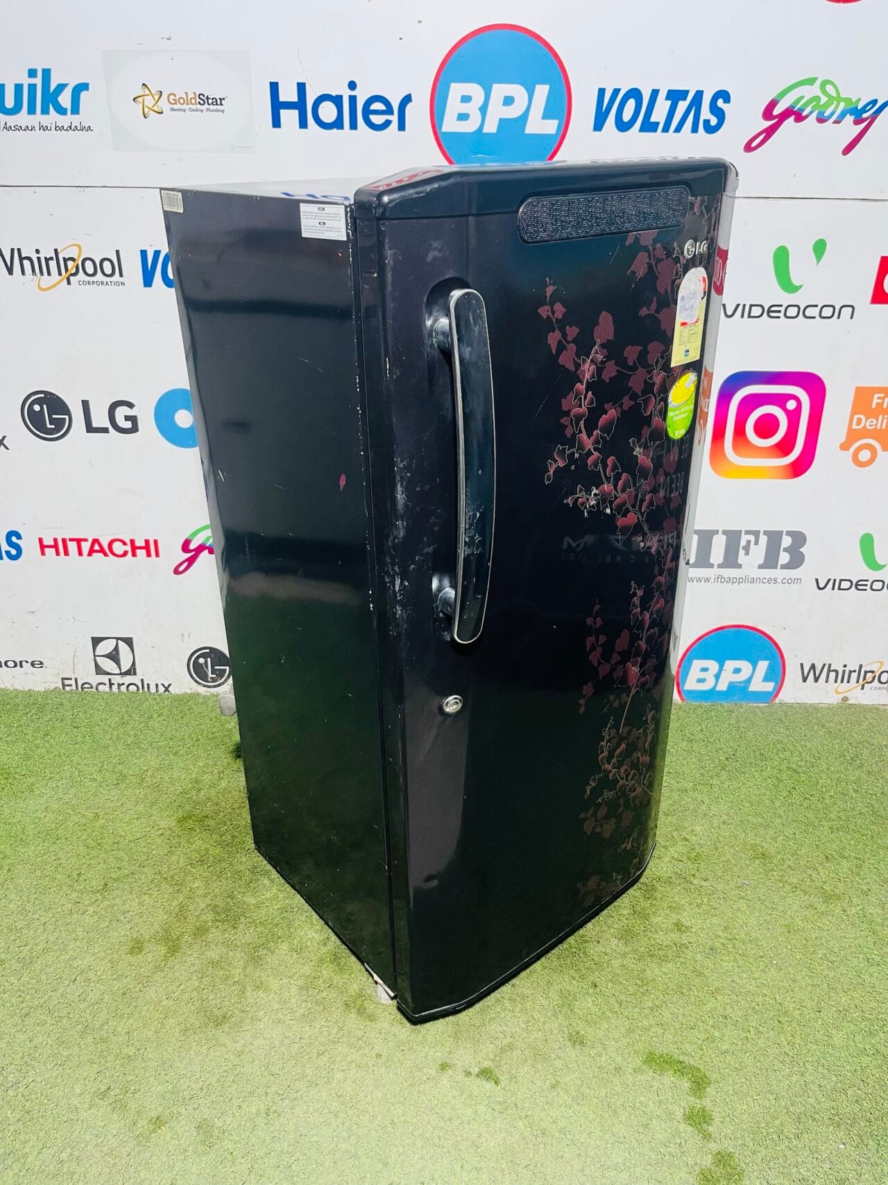 Lg 5 star energy rating inbuilt stabiliser double colour flower model 200 ltr used single door refrigerator in banglore - Image 5