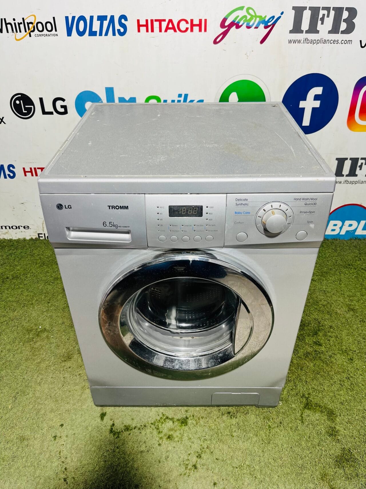 Lg tromm allergy care energy saving 6.5 kg silver in colour fully automatic front load washing machine - Image 2