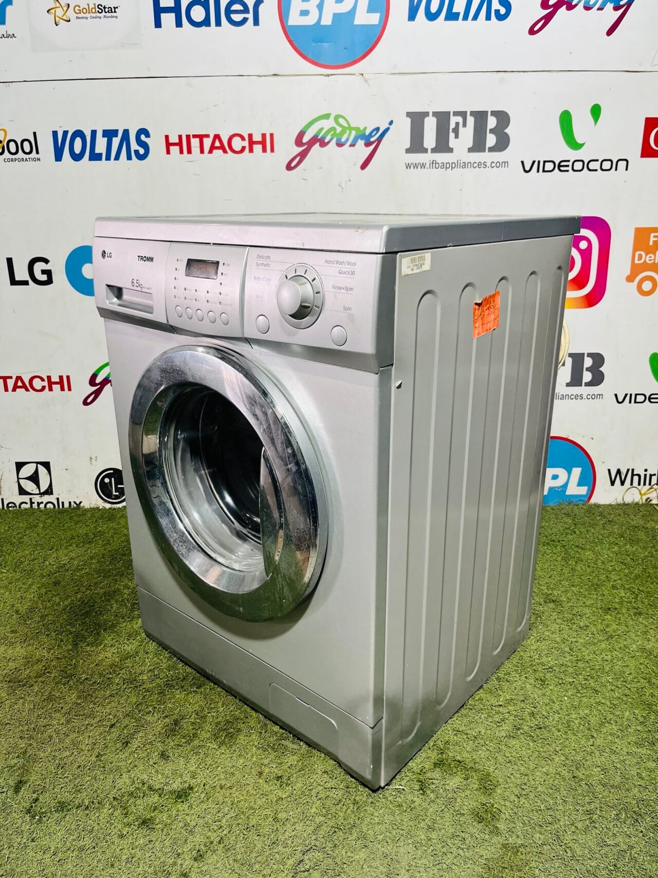 Lg tromm allergy care energy saving 6.5 kg silver in colour fully automatic front load washing machine - Image 4