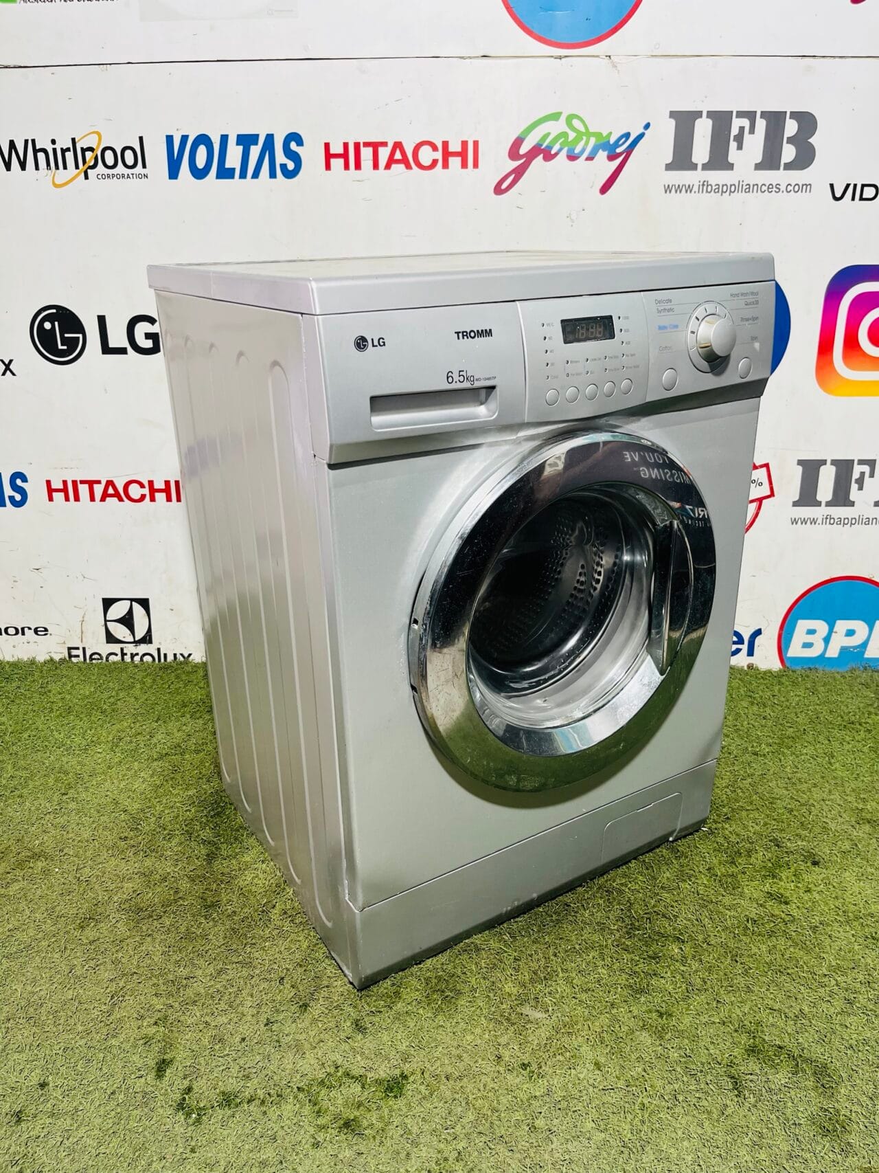 Lg tromm allergy care energy saving 6.5 kg silver in colour fully automatic front load washing machine - Image 5
