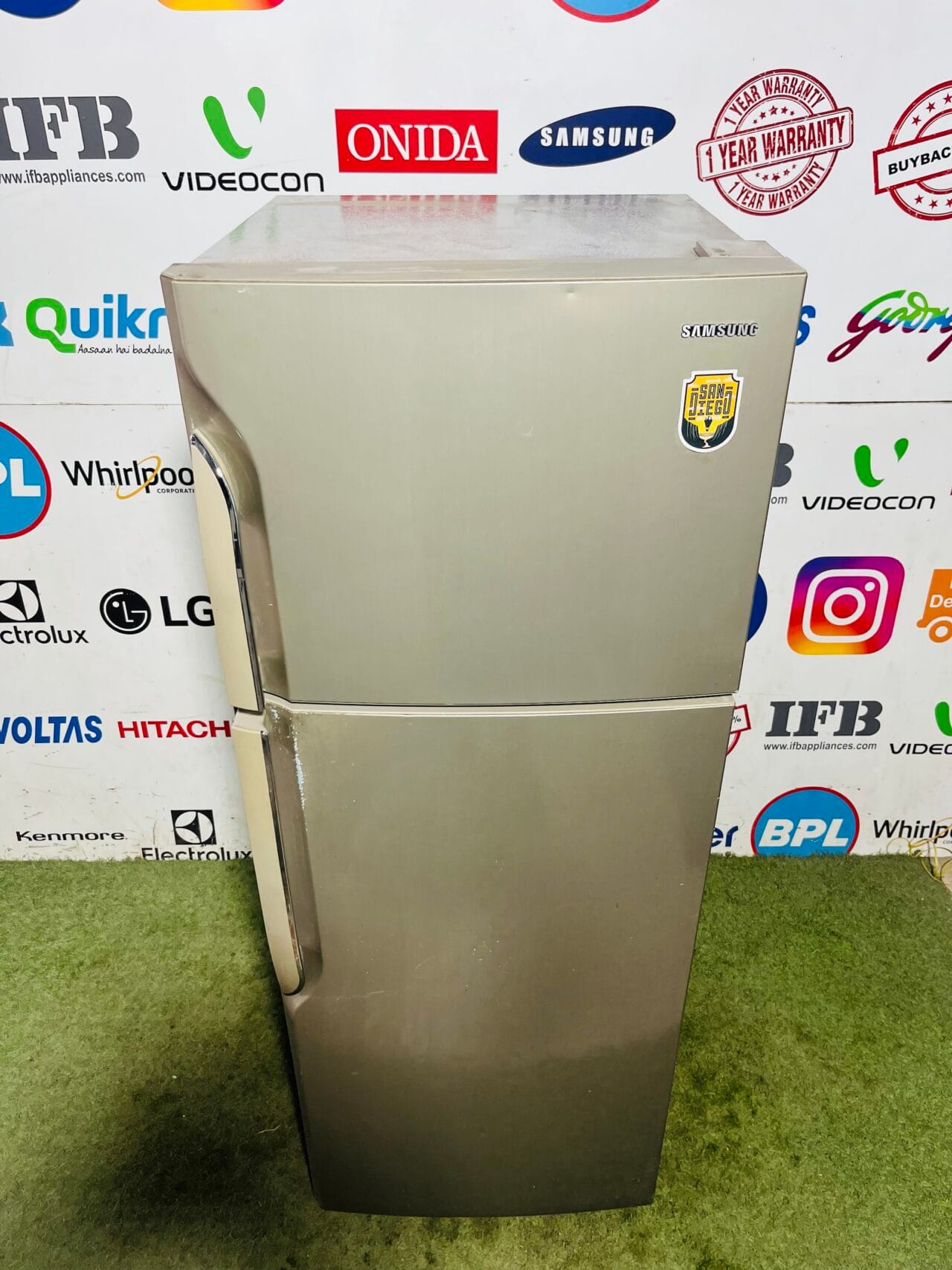 Samsung 5 star energy rating inbuilt stabiliser 280 ltr used double door refrigerator in banglore - Image 2