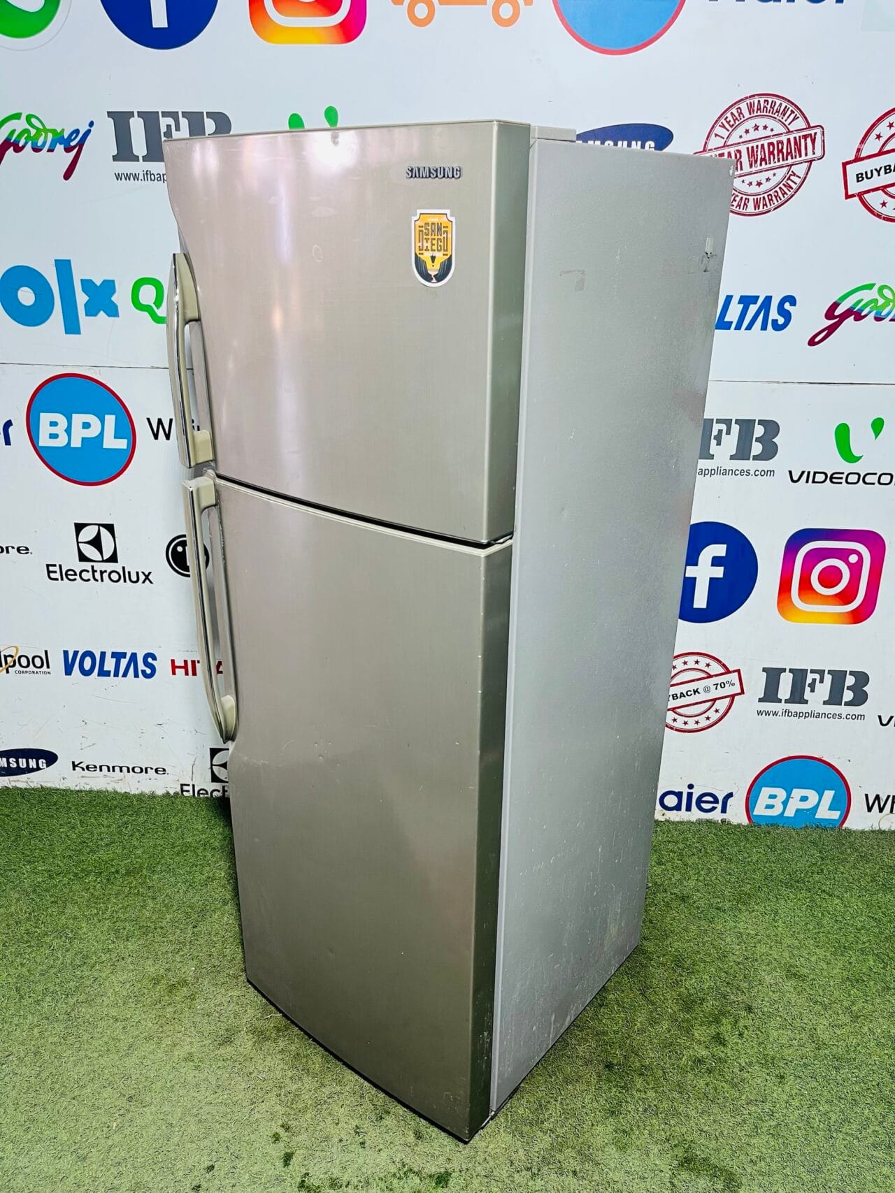 Samsung 5 star energy rating inbuilt stabiliser 280 ltr used double door refrigerator in banglore - Image 4
