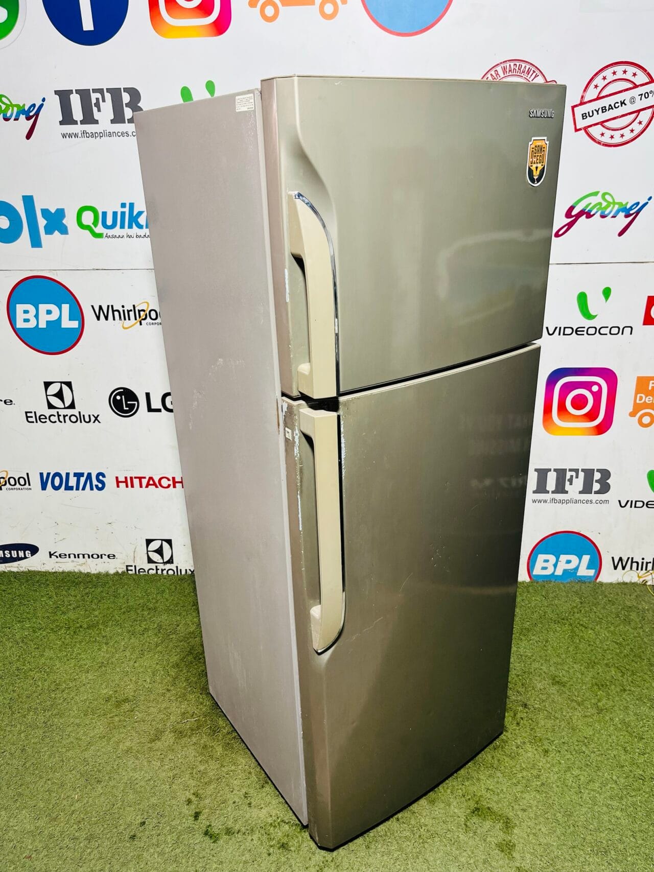 Samsung 5 star energy rating inbuilt stabiliser 280 ltr used double door refrigerator in banglore - Image 5
