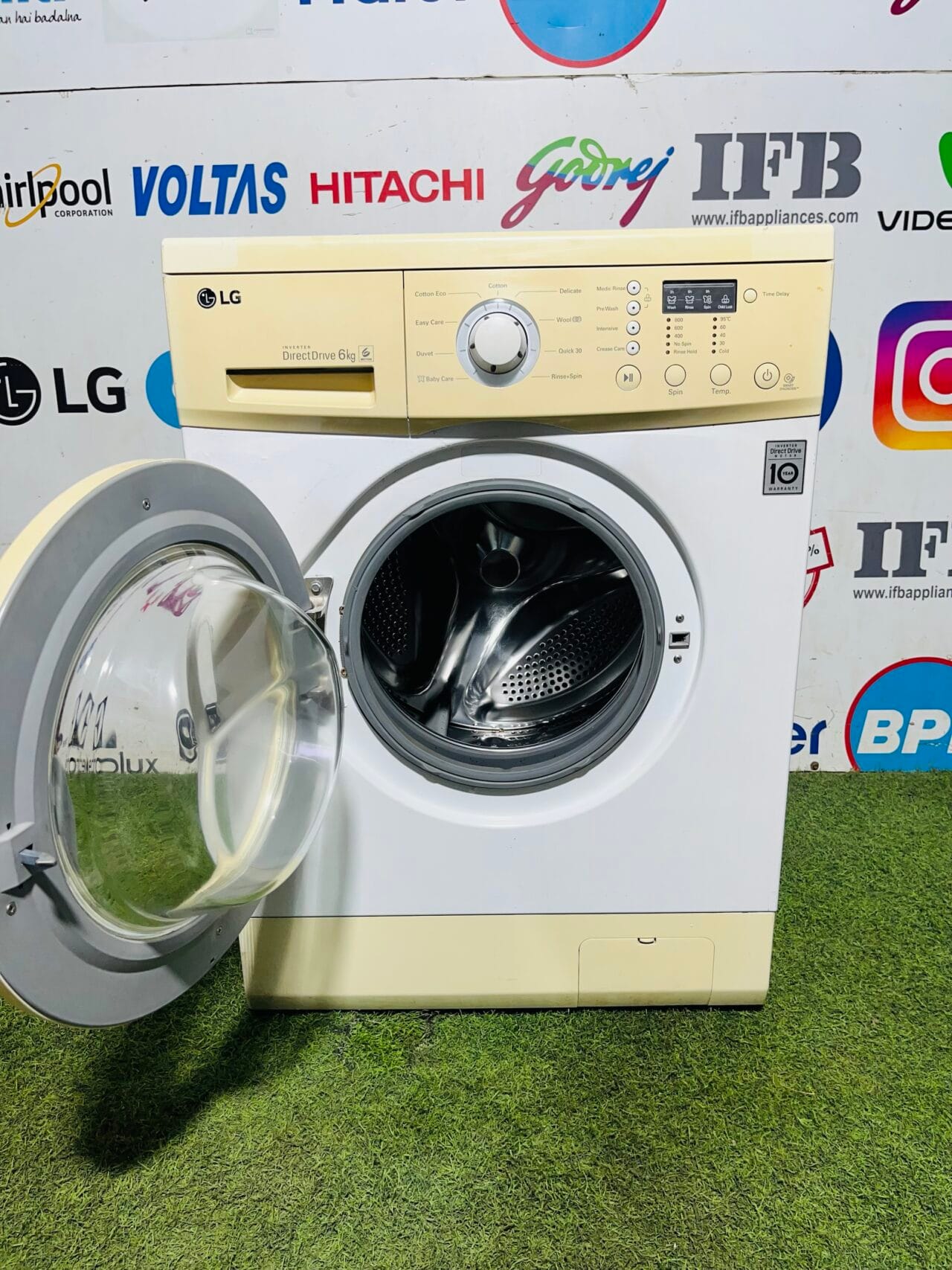 LG 6th motion digital inverter direct driver with less noise and vibrations 6 kg fully automatic front load washing machine - Image 3