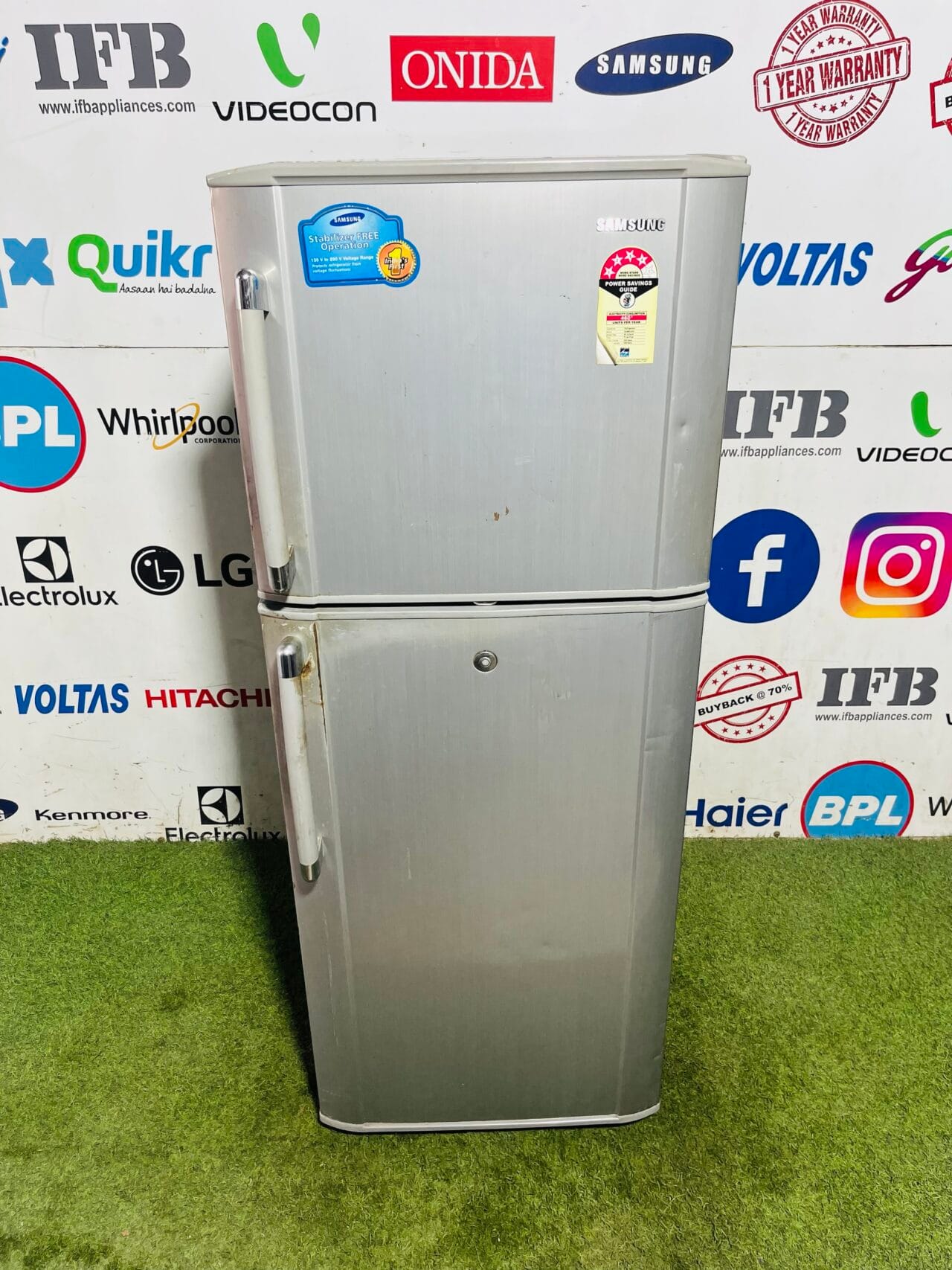 Samsung 4 star energy rating 240 ltr double door refrigerator
