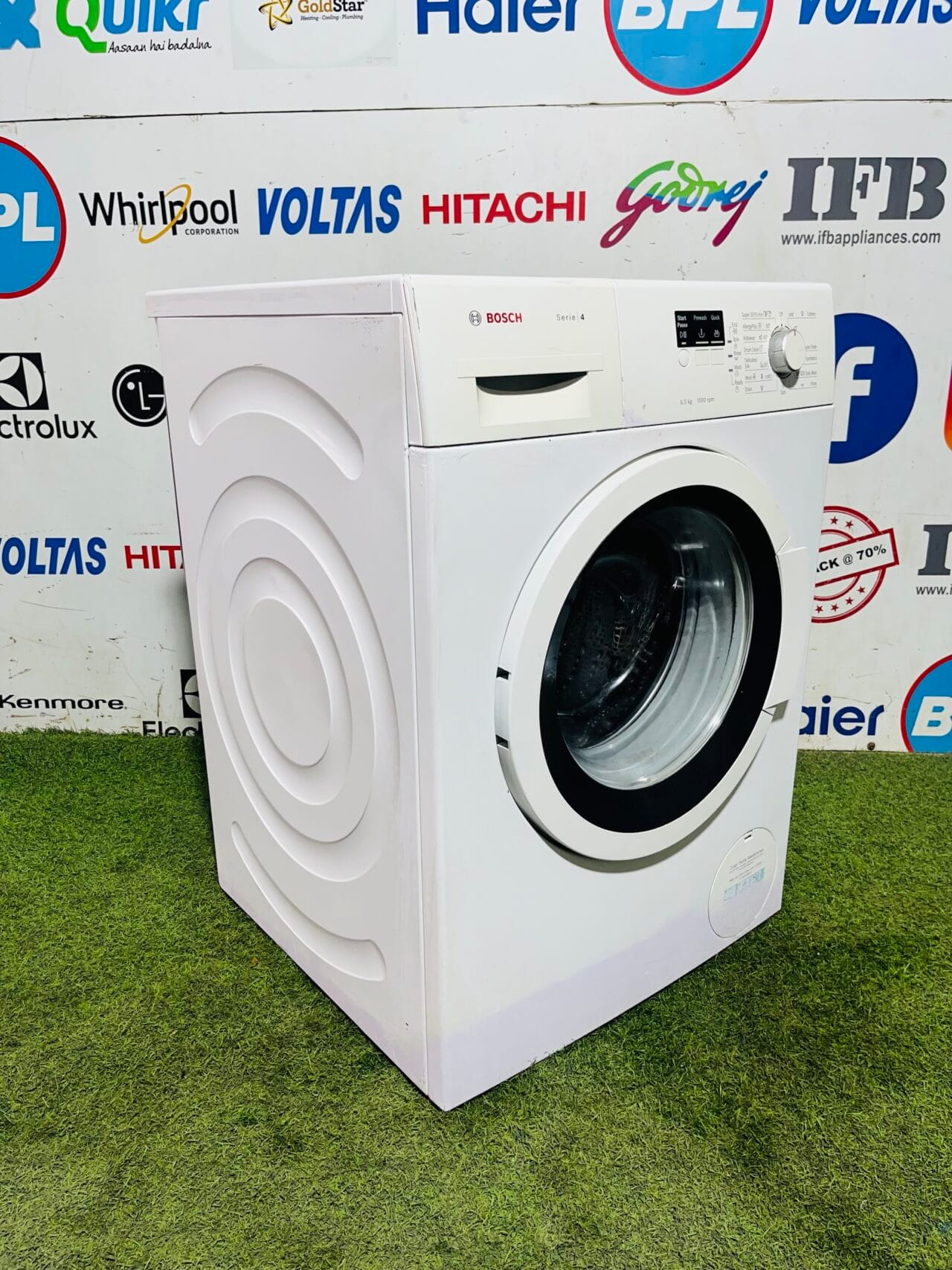 Bosch series 4 white in colour 6.5 kg 1000 rpm fully automatic used front load washing machine - Image 5