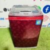 Lg fuzzy logic turbo drum 6.5 kg red flower model gently used  fully automatic top load washing machine