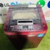 Lg fuzzy logic turbo drum 6.5 kg red flower model gently used  fully automatic top load washing machine - Image 2