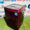 Lg fuzzy logic turbo drum 6.5 kg red flower model gently used  fully automatic top load washing machine - Image 4