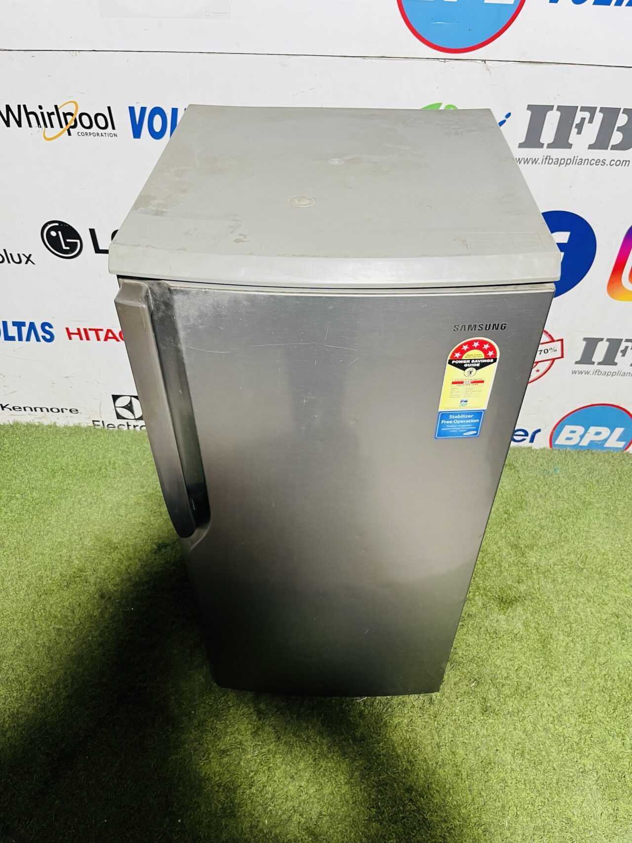 Samsung 5 star energy rating inbuilt stabiliser steel finish 190 ltr single door refrigerator - Image 2