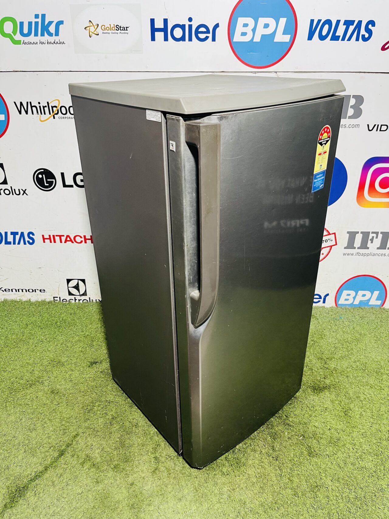 Samsung 5 star energy rating inbuilt stabiliser steel finish 190 ltr single door refrigerator - Image 4
