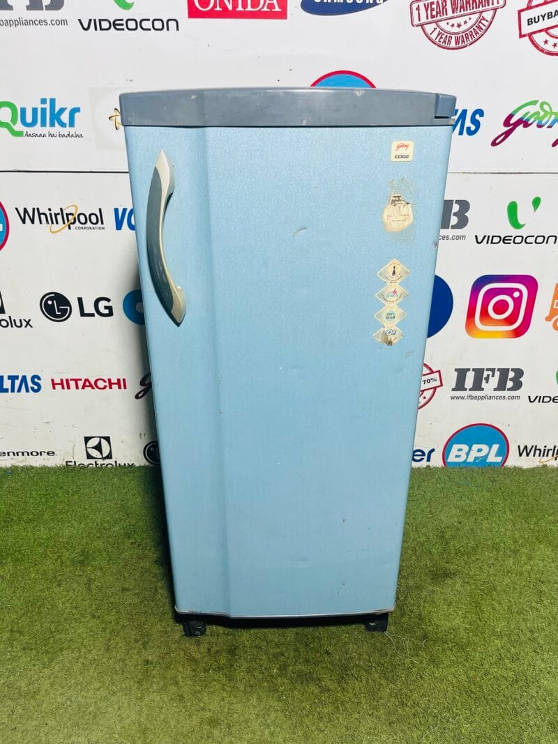 Godrej edge 5 star energy rating inbuilt stabiliser 200 ltr blue in colour single door refrigerator