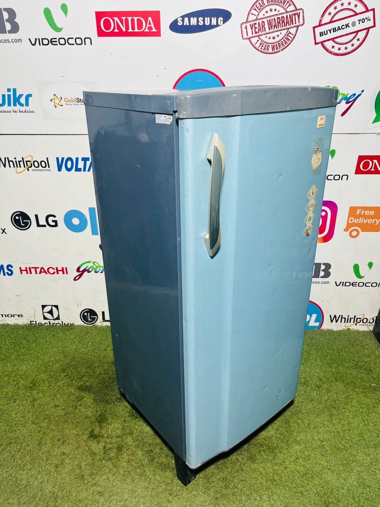 Godrej edge 5 star energy rating inbuilt stabiliser 200 ltr blue in colour single door refrigerator - Image 4