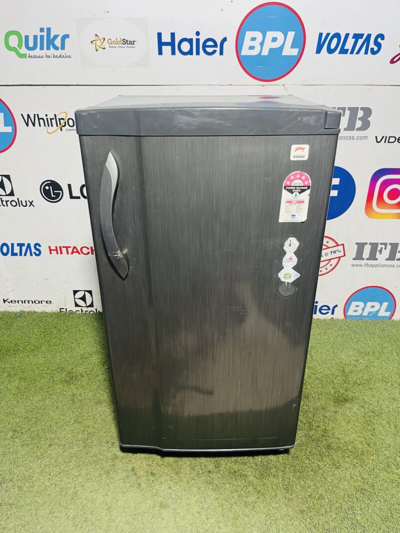 Godrej edge 5 star energy rating grey in colour inbuilt stabiliser 190 ltr single door refrigerator