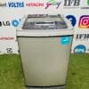 Lg fuzzy logic turbo drum 6.5 kg double colour fully automatic top load washing machine