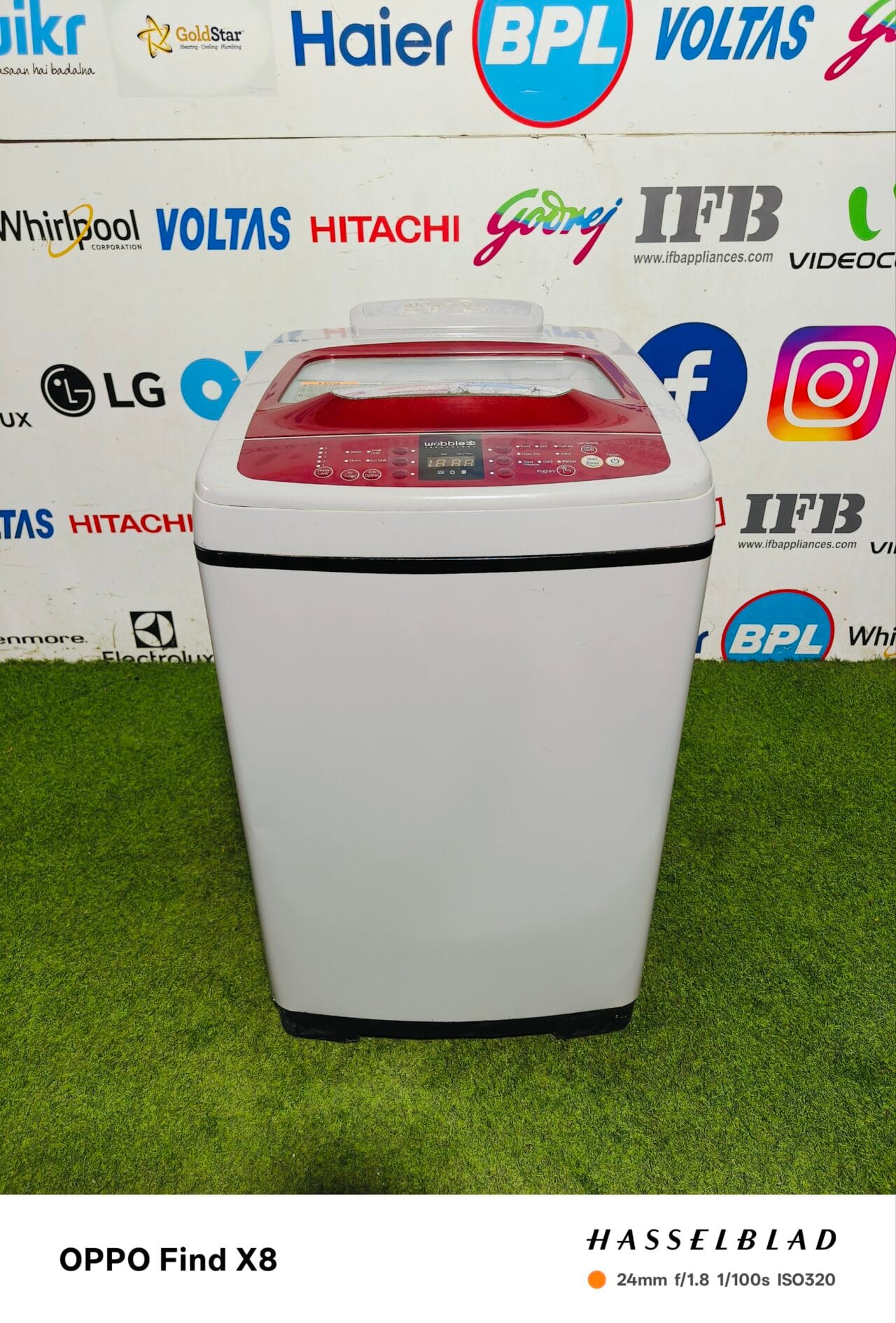 Samsung wobble technology 6.2 kg double colour fully automatic top load washing machine