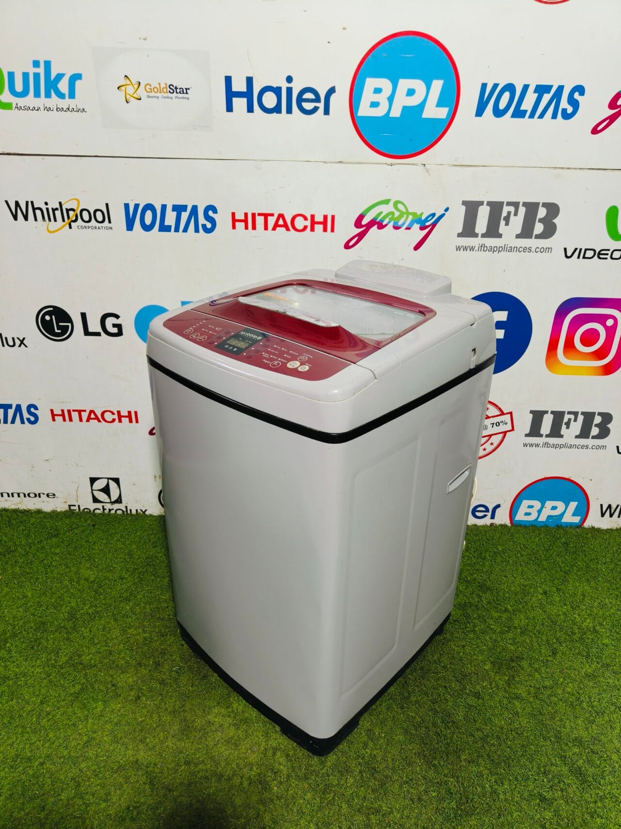 Samsung wobble technology 6.2 kg double colour fully automatic top load washing machine - Image 4