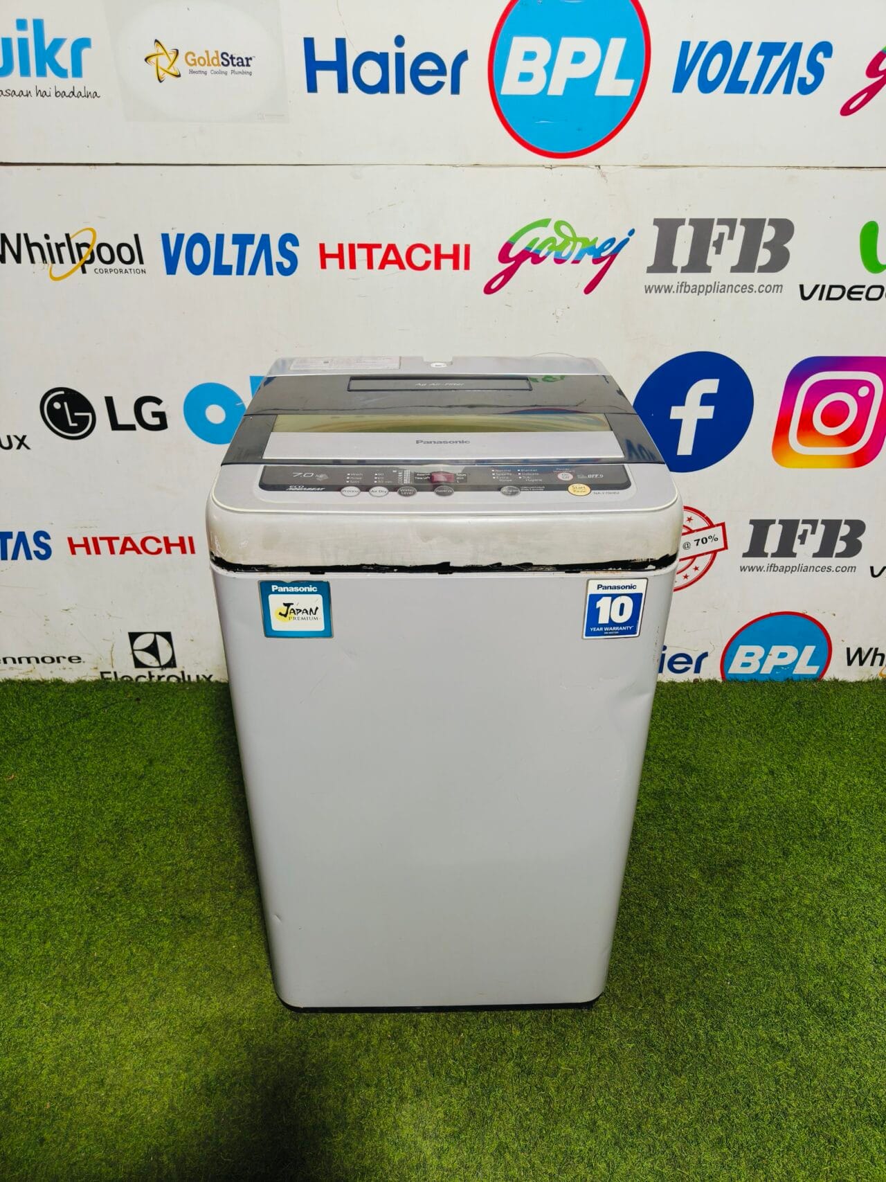 panasonic eco Aqua beat 7 kg fully automatic top load washing machine