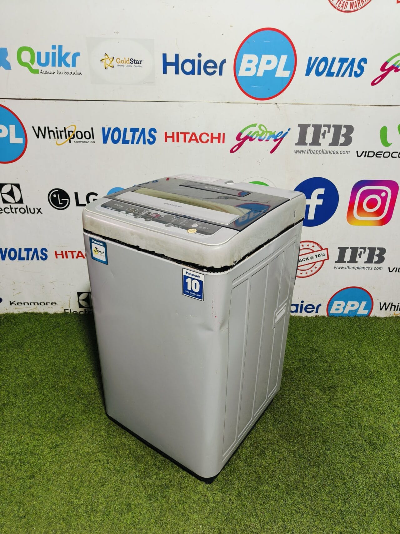 panasonic eco Aqua beat 7 kg fully automatic top load washing machine - Image 4