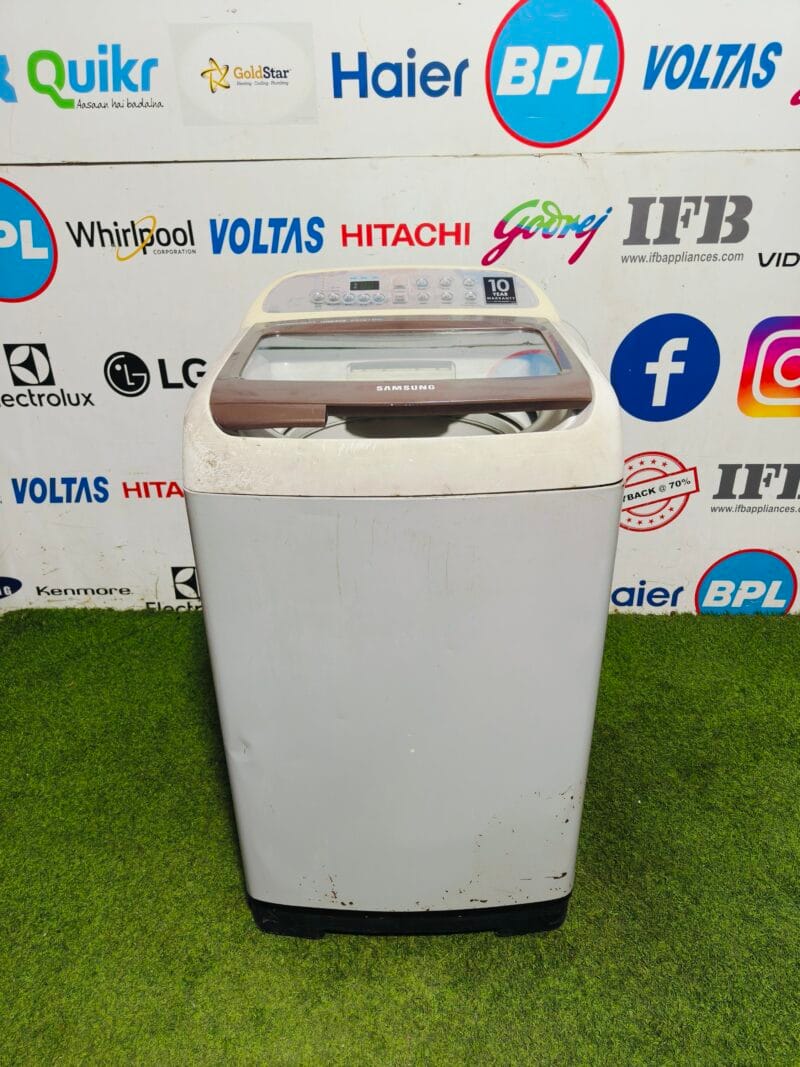 Samsung wobble + active wash technology 6.5 + 1 kg fully automatic top load washing machine