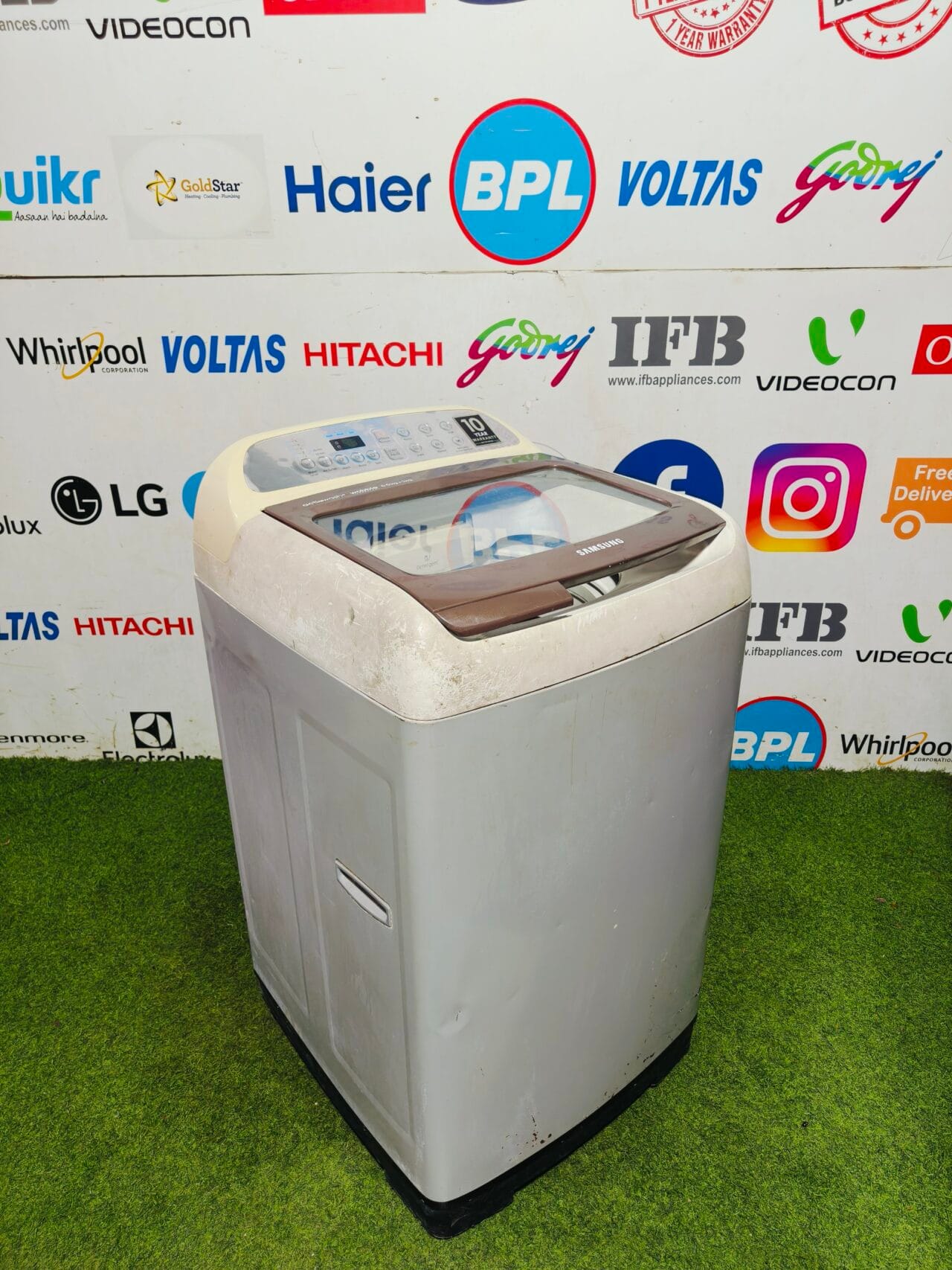 Samsung wobble + active wash technology 6.5 + 1 kg fully automatic top load washing machine - Image 4