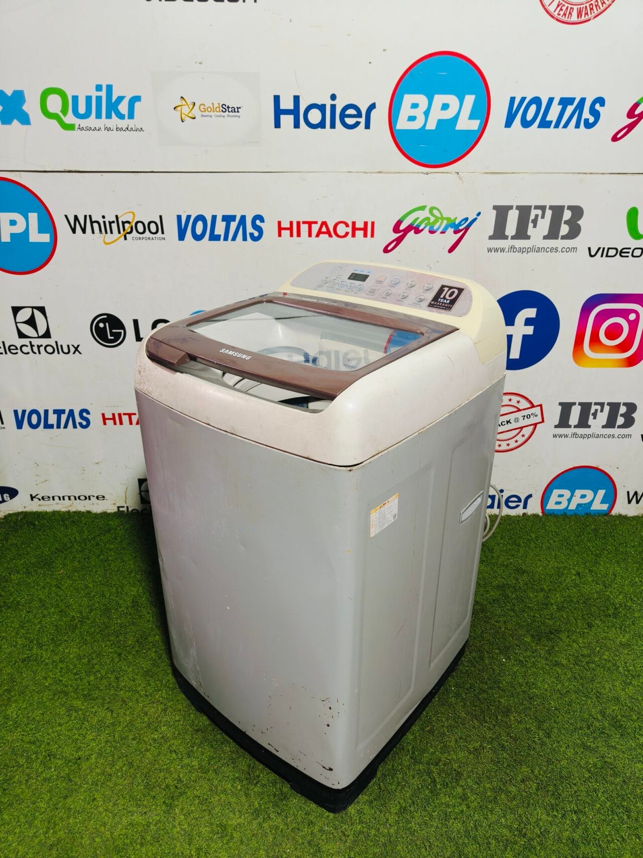 Samsung wobble + active wash technology 6.5 + 1 kg fully automatic top load washing machine - Image 5