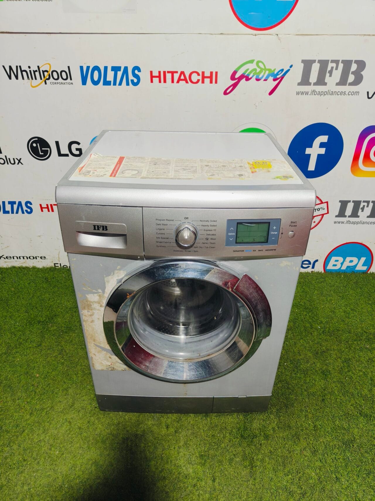 IFB senator Aqua SX 8 kg with 1400 RPM silver in colour fully automatic front load washing machine - Image 2