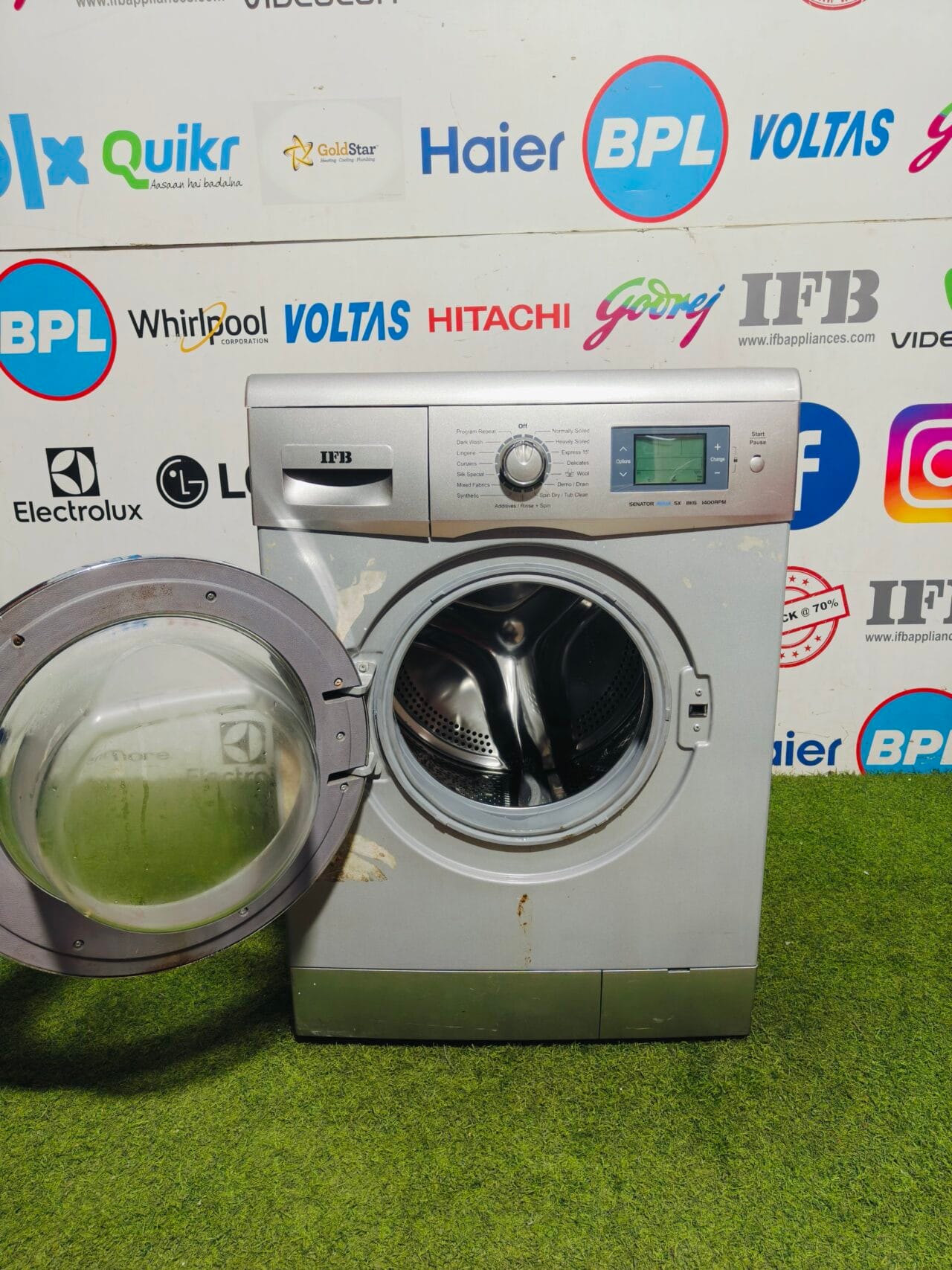 IFB senator Aqua SX 8 kg with 1400 RPM silver in colour fully automatic front load washing machine - Image 3