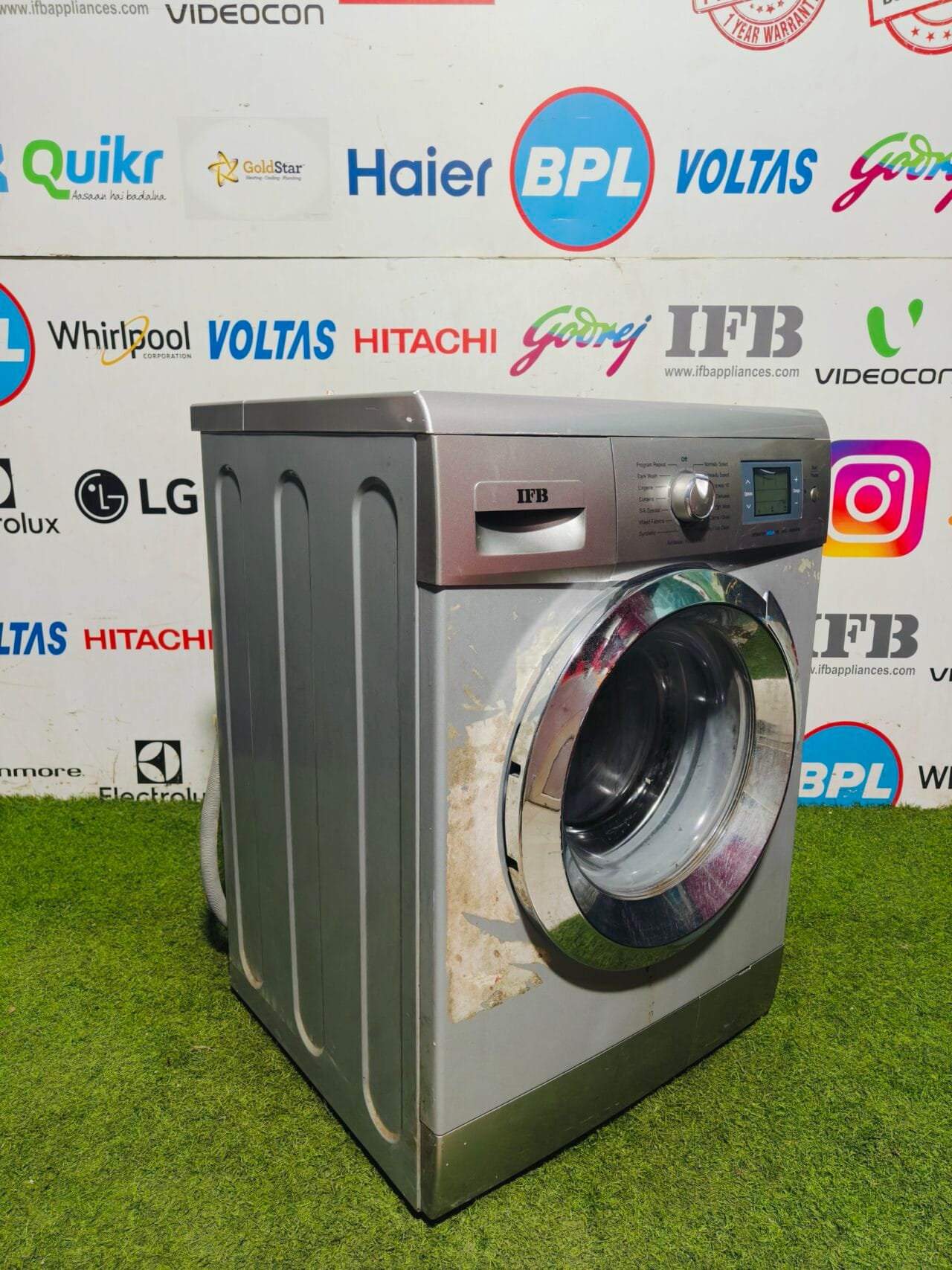 IFB senator Aqua SX 8 kg with 1400 RPM silver in colour fully automatic front load washing machine - Image 4