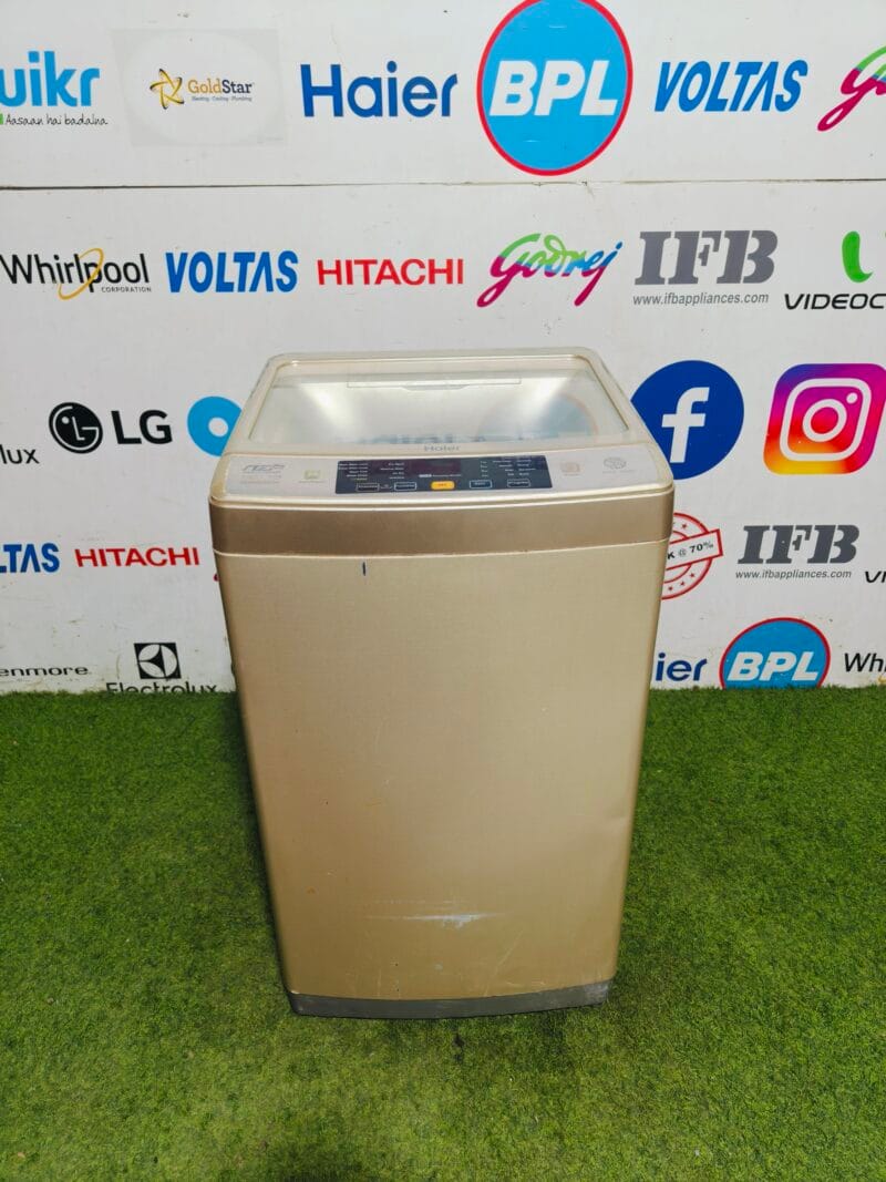 haier wool wash nzp self cleaning technology 7.2 kg gold in colour fully automatic top load washing machine