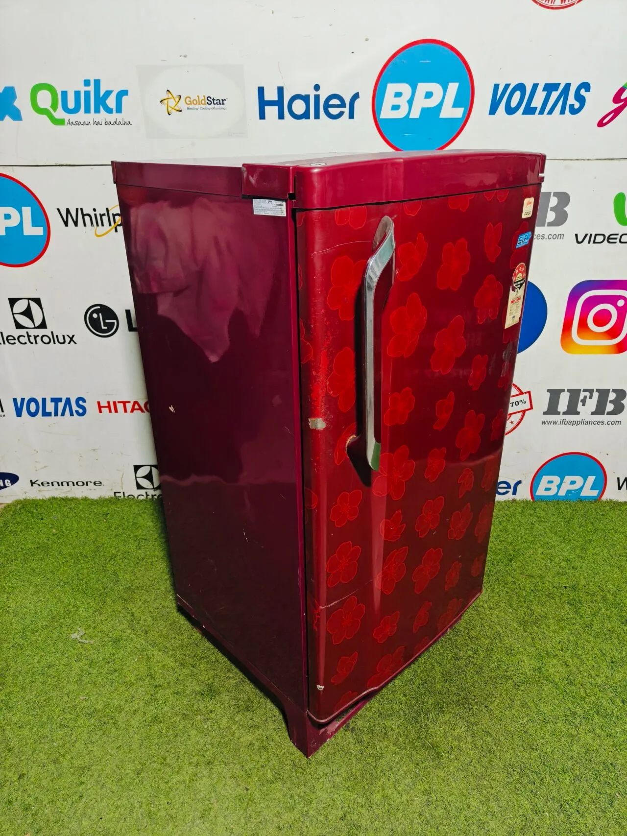 godrej edge 5 star energy rating inbuilt stabilizer red flower model 190 ltr single door refrigerator - Image 5
