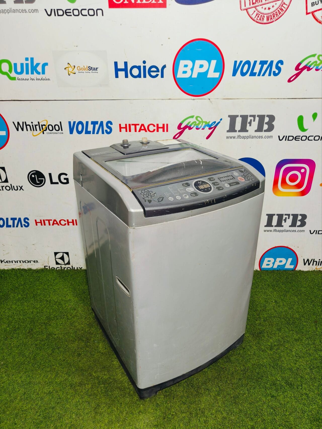 Samsung diamond drum ag+ silver wash technology 10.5 kg big fully automatic top load washing machine - Image 5
