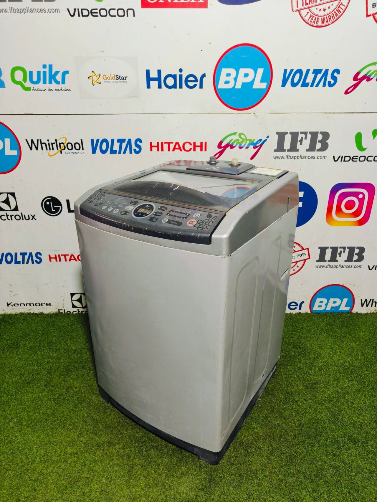 Samsung diamond drum ag+ silver wash technology 10.5 kg big fully automatic top load washing machine - Image 4