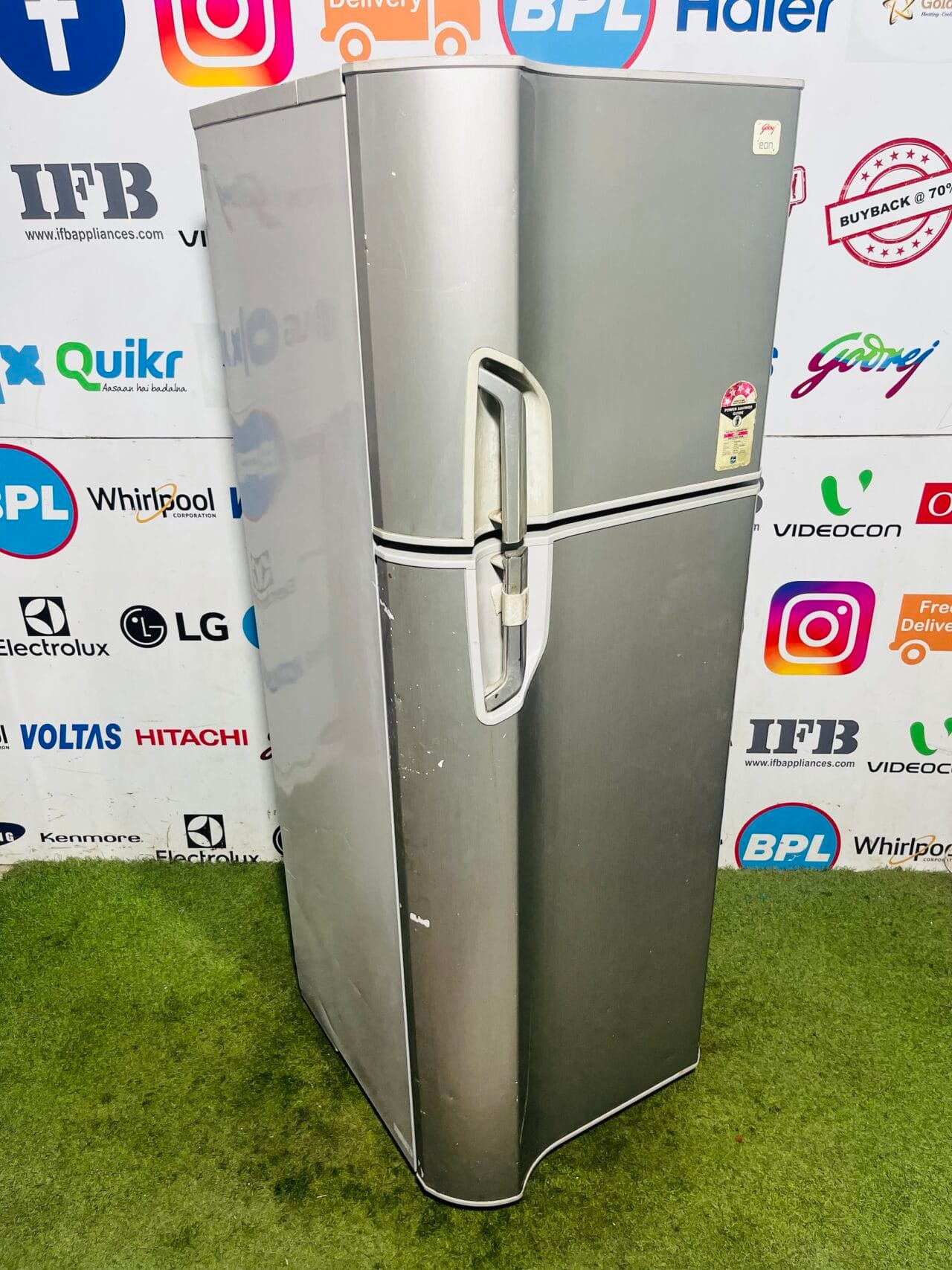 Godrej eon 4 star energy rating inbuilt stabiliser silver in colour 350 ltr double door refrigerator - Image 3