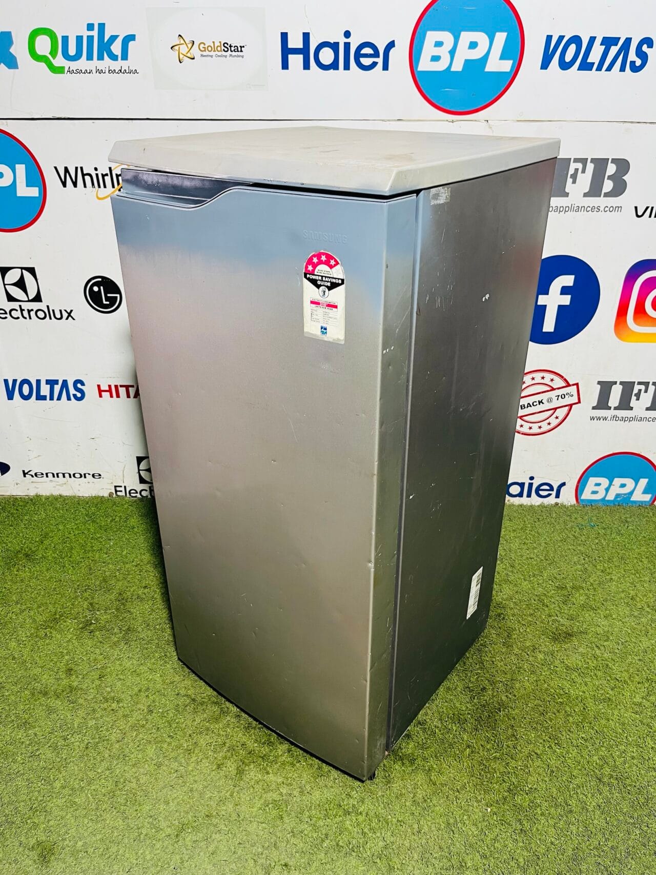 Samsung 4 star energy rating inbuilt stabiliser 190 ltr used single door refrigerator - Image 4
