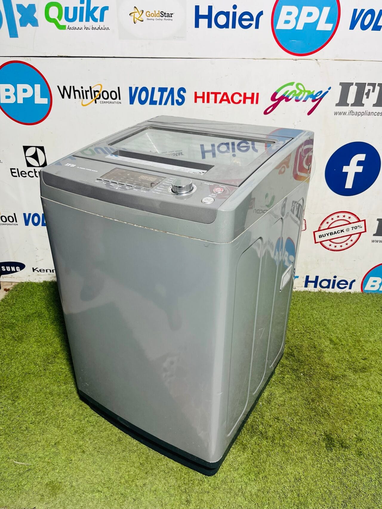 IFB TL-SGDG aqua grey in colour 7 kg with multiple programs gently used fully automatic top load washing machine - Image 5