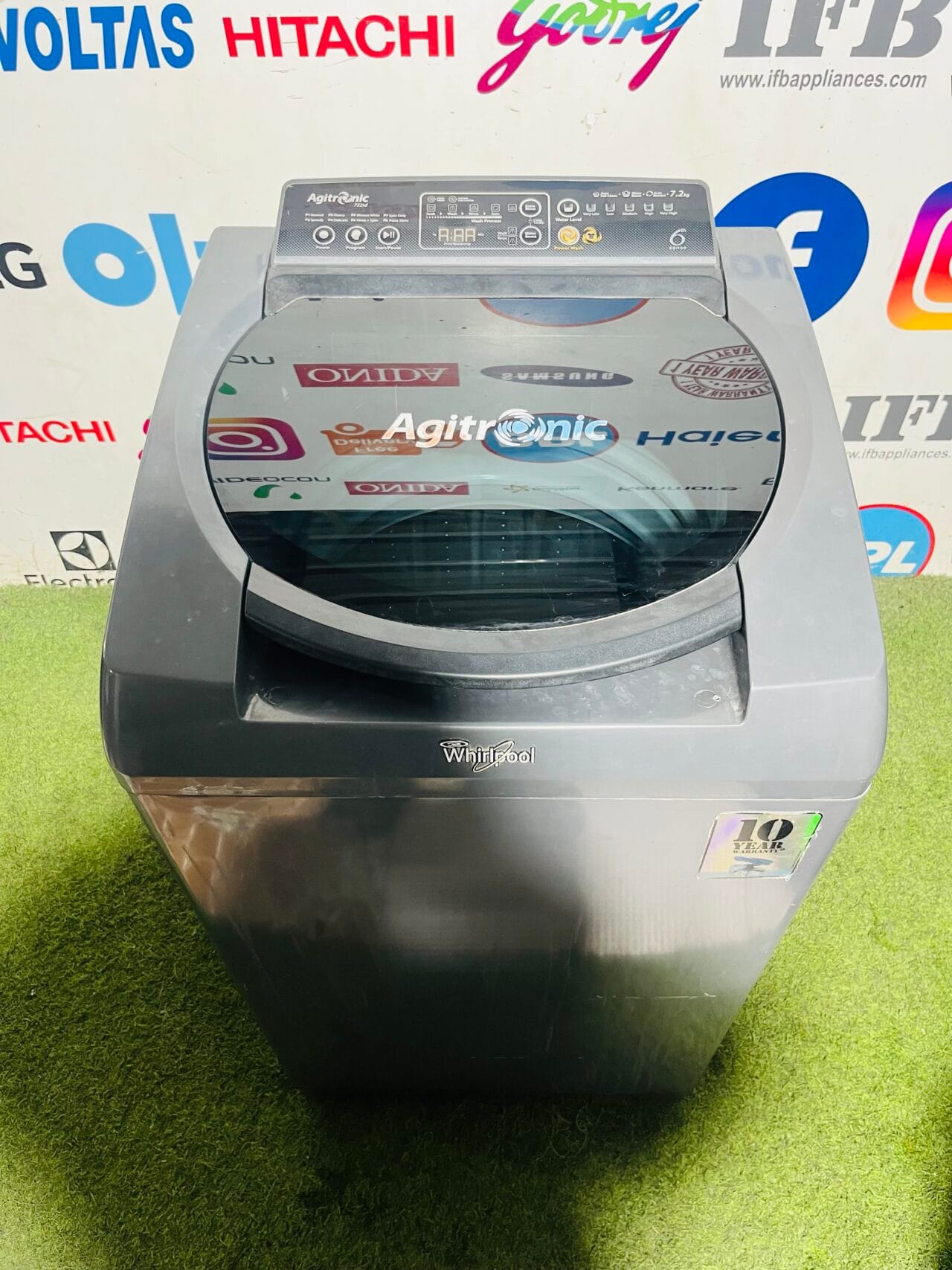 Whirlpool 6th sense agitronic with auto tub clean and auto restart 7.2 kg fully automatic top load washing machine - Image 2