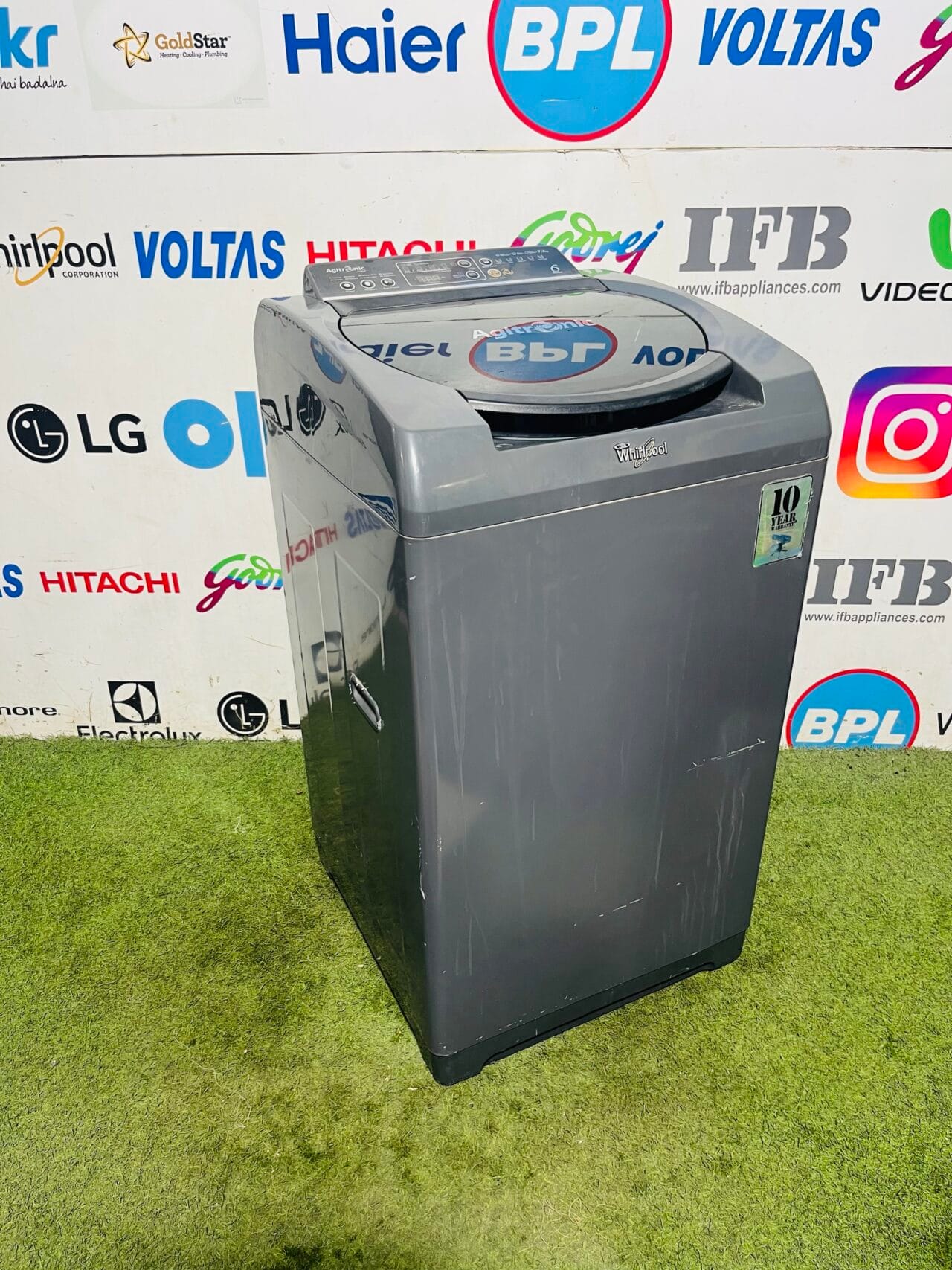 Whirlpool 6th sense agitronic with auto tub clean and auto restart 7.2 kg fully automatic top load washing machine - Image 5