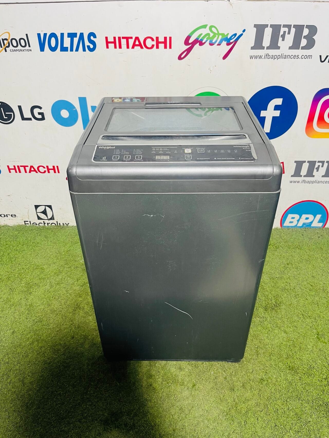 Whirlpool 123 white magic royale with smart sensors and zero pressure fill technology 6.2 kg fully automatic top load washing machine