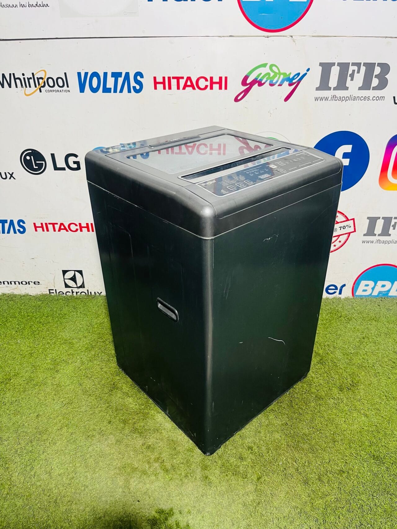 Whirlpool 123 white magic royale with smart sensors and zero pressure fill technology 6.2 kg fully automatic top load washing machine - Image 4