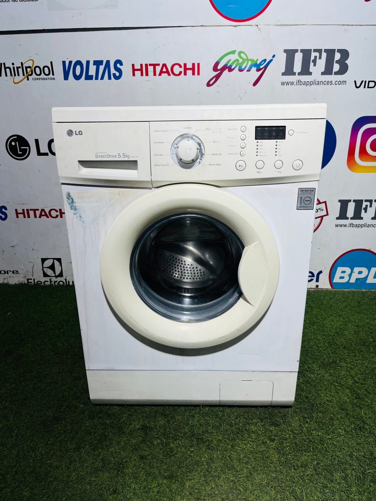 Lg digital inverter direct drive 5.5 kg fully automatic front load washing machine