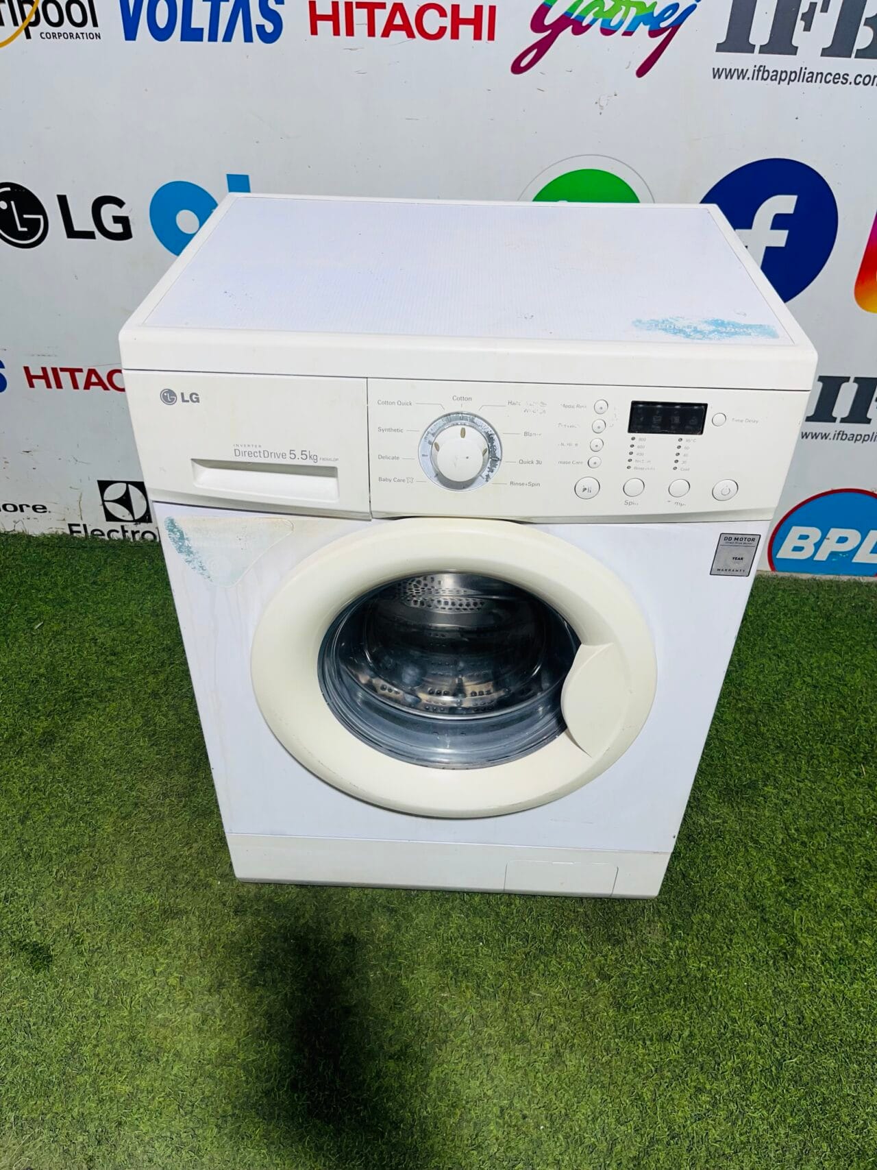 Lg digital inverter direct drive 5.5 kg fully automatic front load washing machine - Image 2