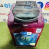 Whirlpool 6th sense stain wash,ultra clean with multiple programs maroon in colour 7.2 kg gently used fully automatic top load washing machine - Image 2