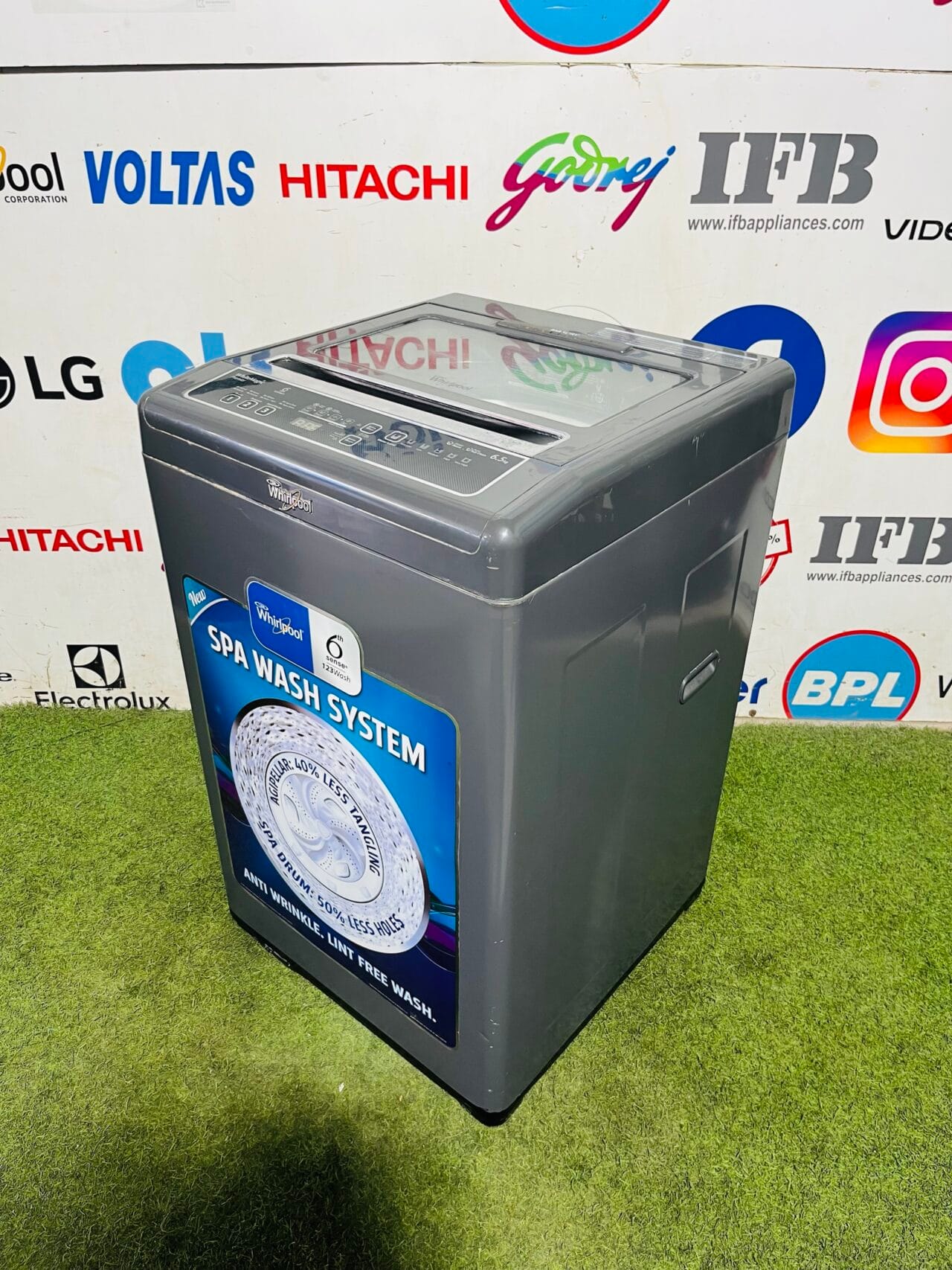Whirlpool white magic premier with spa wash system and max dry 6.5 kg fully automatic gently used top load washing machine - Image 5